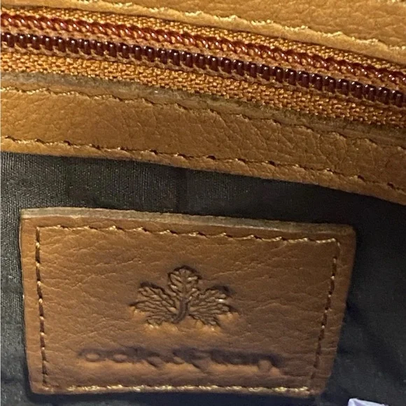 🆕 VILENCA Holland Natalia Crossbody Purse Clutch Cognac Triple Compartment NIB - Picture 14 of 14